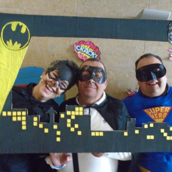 Carnavales en el Centro de Día con Discapacidad Física